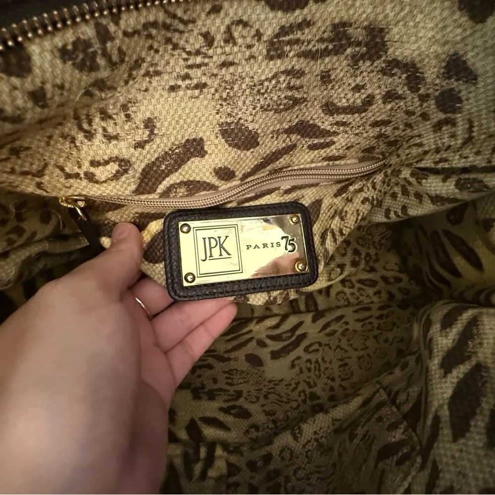 JPK Paris 75 Green and Black Messenger Bag